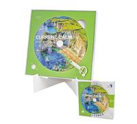 Mini Puzzle CD 144 Pièces pour Adultes - Le Boîtier se Transforme en Support Intégré ! Décor de Bureau Élégant, Cadeau Créatif et Unique, Projet de Détente d'1 Heure (Current Calm)