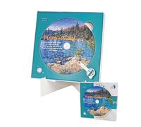 Mini Puzzle CD 144 Pièces pour Adultes - Le Boîtier se Transforme en Support Intégré ! Décor de Bureau Élégant, Cadeau Créatif et Unique, Projet de Détente d'1 Heure (Flow Haven)