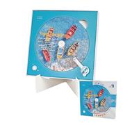 Mini Puzzle CD 144 Pièces pour Adultes - Le Boîtier se Transforme en Support Intégré ! Décor de Bureau Élégant, Cadeau Créatif et Unique, Projet de Détente d'1 Heure (Two Shores)