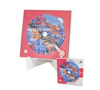 Mini Puzzle CD 144 Pièces pour Adultes - Le Boîtier se Transforme en Support Intégré ! Décor de Bureau Élégant, Cadeau Créatif et Unique, Projet de Détente d'1 Heure (Zenith Zero)