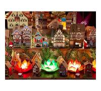 Mini Puzzle En Papier Pour Enfants, 500 Pièces, Très Difficile, Image De Paysage, Peinture À L'Huile, Animal