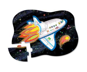 Mini Puzzle Fusée spatiale (12 pièces)
