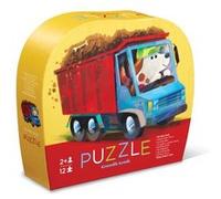 Crocodile Creek – Mini puzzle Go Le Chien – 12 pièces – Dès 2 ans – Boîte compacte