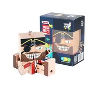 Mini Puzzle Multifonctions En Bois Variete Pirate's Novelties Cube Jouets Pour Cadeau, Capitaine - Tom
