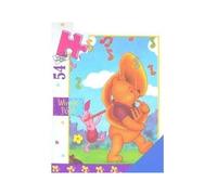 Mini Puzzle Winnie l'ourson Fait de la Musique 54 pièces - Set Puzzle Enfant avec Une Carte Offerte