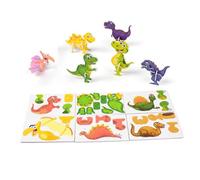 Mini Puzzles 3D pour Enfants, 25 pièces d'animaux et de Papier, Jouet Artisanal éducatif pour l'apprentissage préscolaire