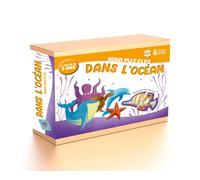 Mini puzzles - Dans l'océan - livret + 6 mini-puzzles - Anna Láng - White Star Kids - Jeux livres objets