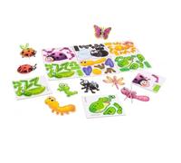 Mini Puzzles, Puzzles 3D pour Enfants, Ensemble de Puzzle 3D en Papier Animal de 25 pièces, Jouet Artisanal éducatif Bricolage pour l'apprentissage précoce et Le développement cognitif, Animal