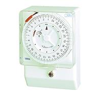 Mini QRD 230 V. INTERRUPTOR HORARIO ANALOGICO Con RESERVA 100 H. ESFERA 24 H 16(4) A