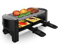 Mini raclette 320?W 2 poêles antiadhésives