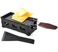 Mini Raclette Pliable Noire Portable avec Spatule