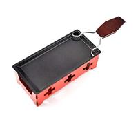 Mini Raclette Pliable Portable Rouge avec Spatule