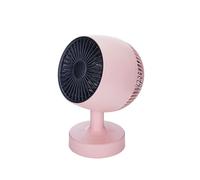 Mini radiateur de bureau à air chaud for, petite maison, électrique silencieux tête vibrante,Énergétique(Pink)