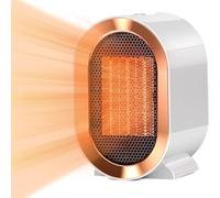 Mini Radiateur Soufflant à Économie d'Énergie Chauffage 220V 1200W Soufflant Électrique Radiateur Soufflant pour Salon, Chambre, Salle de Bain, Blanc