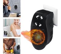 mini radiateur soufflant électrique portable 400 W, Petit radiateur soufflant à prise 220-240 V 60 Hz, avec indicateur LED - BURNY