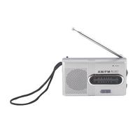 Mini radio aM/FM portable universelle avec haut-parleurs stereo et recepteur, lecteur de musique