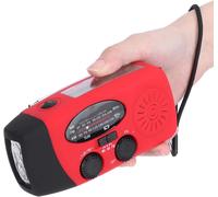 Mini Radio D'Urgence Extérieure Portable,Bande Météo Fm Am Radio Solaire D'Urgence Multifonctionnelle Avec Manivelle,Radio Professionnelle Pour Les Activités De Plein Air