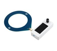 Mini radio légère SI4732 avec batterie longue durée et design compact pour une portabilité facile (anneau blanc)