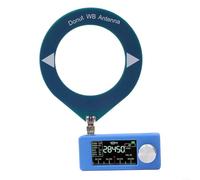 Mini radio légère SI4732 avec batterie longue durée et design compact pour une portabilité facile (anneau bleu)