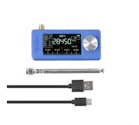 Mini radio légère SI4732 avec batterie longue durée et design compact pour une portabilité facile (tige de tirage bleue)