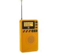 Mini radio numérique DAB - XTREME VIDEOGAMES - Portable - Bluetooth - Écran LCD - Jaune