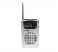 Mini radio portable avec haut-parleur intégré, bandes SW/AM/FM, antenne télescopique pour une utilisation d'urgence intérieure et extérieure