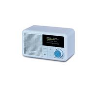 Mini radio portable - MD44822 - 2W RMS - DAB+, FM, Bluetooth - Réveil - Ecran couleur - IPX1 - Bleu
