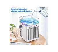 Mini Rafraichisseur d'air Mobile avec batterie 4000mAh blanc AQ0518