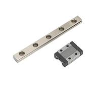 Mini Rail Linéaire Guide Miniature, Rail de Glissement Linéaire MTN9 pour Imprimante 3D et CNC, Petite Taille, Haute Précision - Acier à Roulement Durable, Protection Anti - Chut (100 mm)