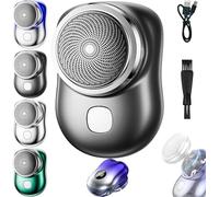 Mini rasoir de voyage portable rechargeable de poche, tout nouveau rasoir de poche amélioré, mini rasoir USB, mini rasoir pour hommes, rasoir lavable étanche IPX-7