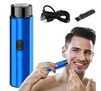 Mini Rasoir De Voyage - Rasoir De Poche Rechargeable USB 2 W 3,7 V, Tondeuse De Précision De Voyage Sans Fil | Appareil De Rasage À Sec Et Humide Compact Pour Hommes Bureau À Domicile Retouche Rapide
