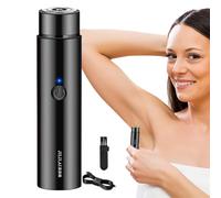 Mini rasoir électrique - 4,17 pouces | Épilateur portable ABS - Rapide et silencieux - Rasage à bouton pour le visage, les bras, les jambes, le corps, léger et facile à nettoyer, idéal pour une