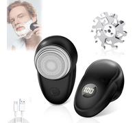 Mini Rasoir électrique, 8500tr/min Mini Rasage électrique 30 Jours D'Utilisation Prolongée Avec Lame En Acier De 20 Pages Et L'affichage De La Puissance Pour La Maison, La Voiture, Les Voyages