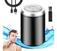 Mini rasoir électrique Homme, Portable de Voyage Sopami, rasoir étanche rechargeable par USB, Rasoir Lavable sur peau Humide et Sèche, Tondeuse à Barbe électrique pour Voiture, Voyage (C)