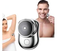 Mini rasoir électrique portable avec brosse de nettoyage et câble USB (6,5 x 4,6 cm), Rasoirs, Rasoirs électriques - RAZOMATIC