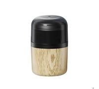 Mini rasoir électrique portable pour hommes, rasoirs rotatifs lavables et étanches, utilisation humide et sèche, grain de bois