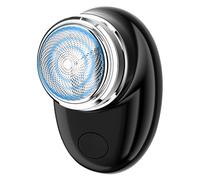 Mini rasoir électrique portable: ràsoo de voyage rechargeable via USB, étanche et léger | Épilateur visage compact | pour la maison, les voyages, les cadeaux, la fête des pères | Couleurs bl