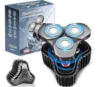 Mini rasoir électrique pour homme, mini rasoir, taille de poche, rechargeable par USB, étanche, facile à utiliser, un seul bouton, convient pour la maison, la voiture, les voyages, cadeau pour homme