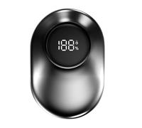 Mini rasoir électrique pour homme, rasoir de poche avec écran numérique, mini rasoir étanche à sec humide, mini rasoir rotatif sans fil portable, rasoir pour