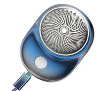 Mini rasoir électrique | Rasoir de voyage Mini USB - Rasoir de voyage rechargeable étanche humide et sec Mute Design lavable pour poils de jambes Zorq