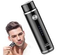 Mini rasoir électrique, rasoir électrique portable, rasoir de poche pour homme, rasoir étanche rechargeable par USB, rasoir rotatif humide et sec pour voyageur A/a