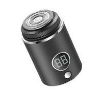 Mini rasoir électrique rechargeable pour une utilisation humide et sèche - Rasoir et tondeuse à barbe - Machine à raser imperméable - Pour le lavage quotidien du visage, la maison, les voyages et les