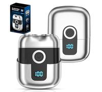 Mini Rasoir Electriques Hommes, Rasoir Électrique Poche, Portable rasoir de Voyage, rasoir Électrique Rechargeable, Portable Razors, Shaver Humide et Sec, IPX7 Étanche rasoir Électrique