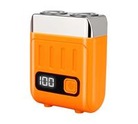 Mini Rasoir | Rasoir Rechargeable Sans Fil Double Tête,Rasoirs Rotatifs Pour Hommes - Pour Maison Voiture Voyage Hôtel Extérieur Intérieur Salle De Bain Vacances