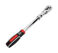 Mini Ratchet Wrench 72T Telescoping Ratchet Tool, Micro Bit Ratchet Set with Extendable Handle and Quick Release Button Cr Mo Steel Body TPR Grip