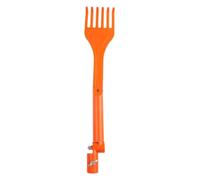 Mini râteau réglable pour nettoyer les gouttières et les toits, pour enlever les feuilles et les déchets de jardin (a)