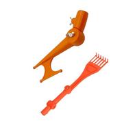 Mini Râteau Toit Léger Nettoyage Gouttière Jardin | polypropylène résistant, usage extérieur, facile à manipuler, tige incluse