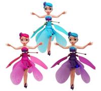Mini rc drone fille Induction Fée Magique Princesse Poupées rc hélicoptère infrarouge Lumière Suspension Poupée Volante Jouets Figur