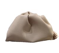 Mini Real Leather Bag Small Dumpling Pouch Neck Belt Bag Special Evening Party Bag Lipstick Purses Pillow Messenger Bag Handbags, Blanc