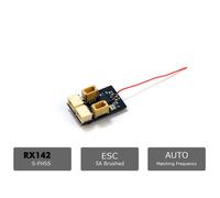 Mini Récepteur Rx142 Rx145 Rx146 Rx147 4ch Support S-Fhss Frsky-D16 Flysky Frsky-D8 Intégré 5a/1s Brossé Esc Pour Modèles Rc
